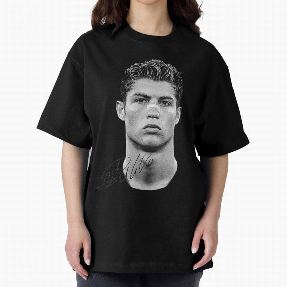 CR7 - Streetwear Clothing | Oversized T-Shirt Feel the Trophy Chase of FIFA World Cup 2026 USA Canada Mexico Spirit, Centered on England, France and Netherlands, Cristiano Ronaldo, Worldwide Fan Energy, Dramatic Goals, Stadium Lights and