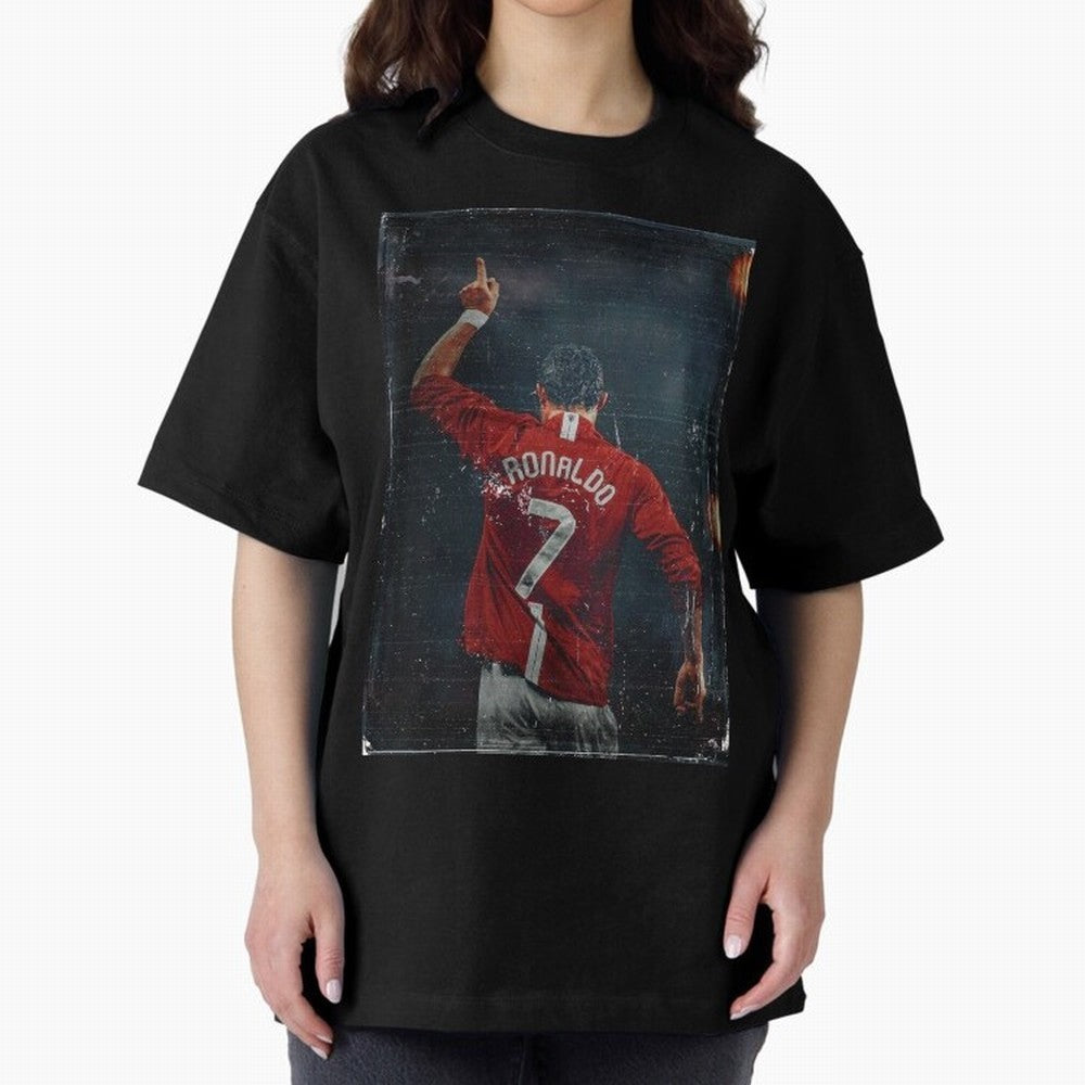 Cristiano Ronaldo Vintage Oversized T-Shirt Follow the FIFA World Cup 2026 Journey through Neymar, Haaland and Cristiano Ronaldo Highlights, England, France and Netherlands Pride, Stadium Memories, Football Loyalty, International Chants and