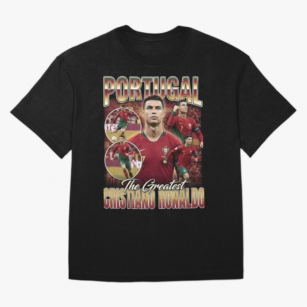 Cristiano Ronaldo Portugal Vintage Oversized T-Shirt Join the Countdown to the FIFA World Cup 2026 USA Canada Mexico Journey through Cristiano Ronaldo Highlights, England Pride, Vintage Soccer Flavor, Modern Football Stars, National Flags and Final