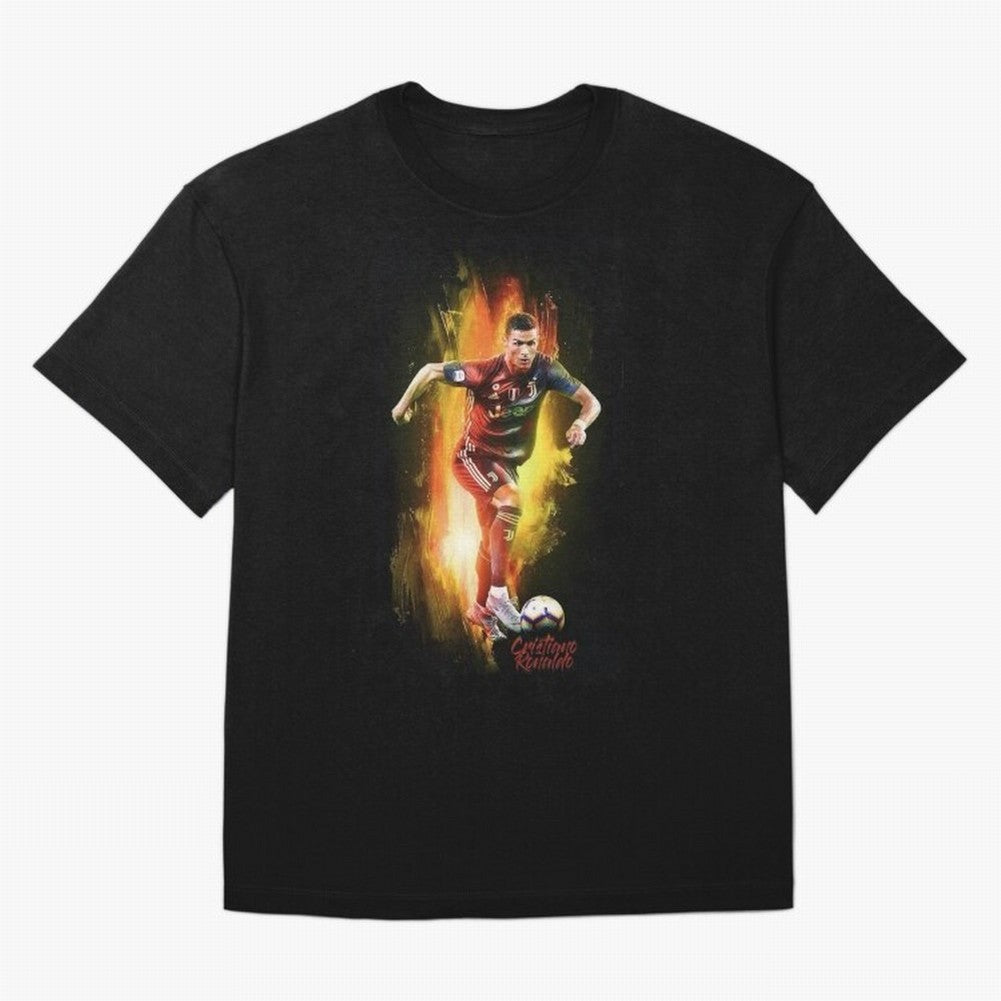 Ronaldo Wallpaper Oversized T-Shirt Get Ready for the FIFA World Cup 2026 USA Canada Mexico Journey through Haaland and Mbappe Highlights, France and Portugal Pride, Classic Soccer Heritage, Championship Pressure, Fan Loyalty and International
