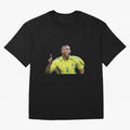 Football Meme Oversized T-Shirt Honor the Beautiful Game during the FIFA World Cup 2026 Group Stage Journey through CR7 Highlights, France Pride, Vintage Soccer Flavor, Modern Football Stars, National Flags and Final Night Emotion; Ideal for