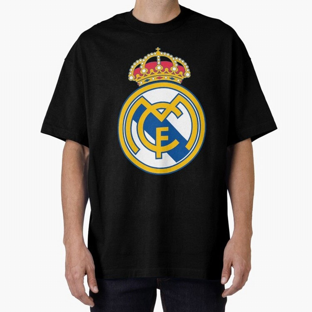 The Madrid CF Logo Oversized T-Shirt Bring Match Day Fire to the FIFA World Cup 2026 Group Stage Journey through Mbappe and Neymar Highlights, Germany Pride, Global Supporter Spirit, Legendary Goals, National Colors and Tournament Celebration; Made