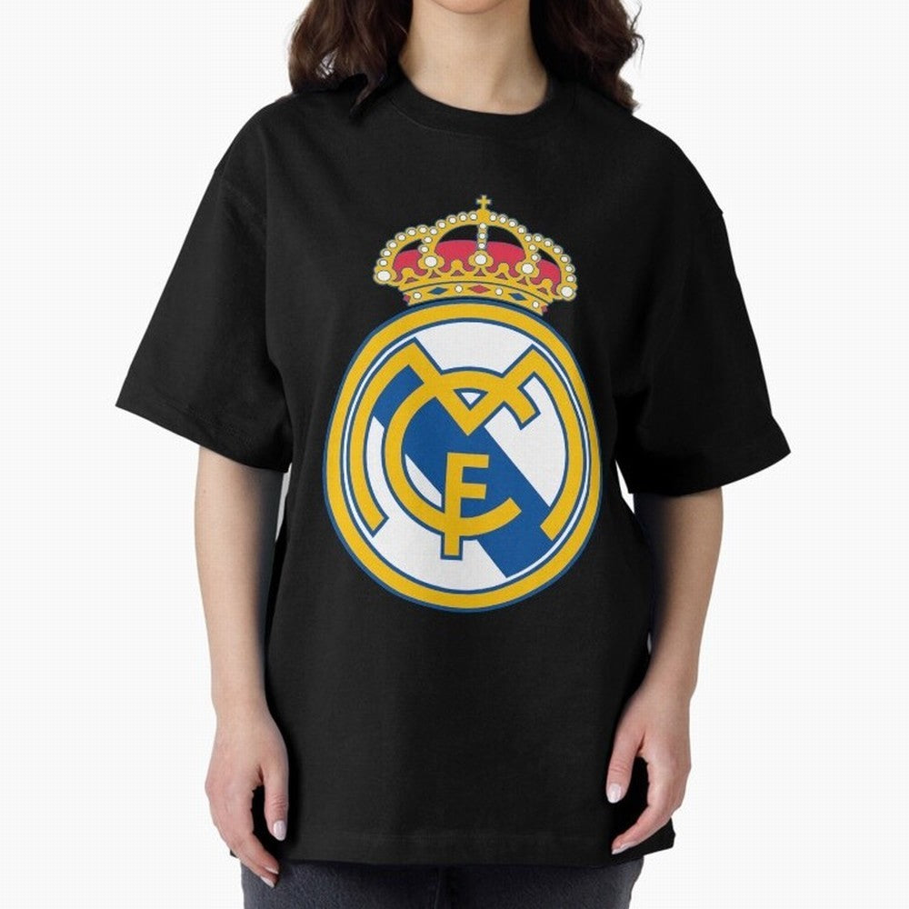 The Madrid CF Logo Oversized T-Shirt Bring Match Day Fire to the FIFA World Cup 2026 Group Stage Journey through Mbappe and Neymar Highlights, Germany Pride, Global Supporter Spirit, Legendary Goals, National Colors and Tournament Celebration; Made
