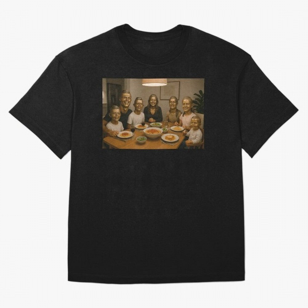 Ronaldo Bust Family Dinner Oversized T-Shirt Feel FIFA World Cup 2026 Group Stage for Fans of CR7 and Brazil, Bringing Sports Nostalgia, International Competition, Famous Players and Unforgettable Victories; Made for Collectors Who Enjoy Iconic