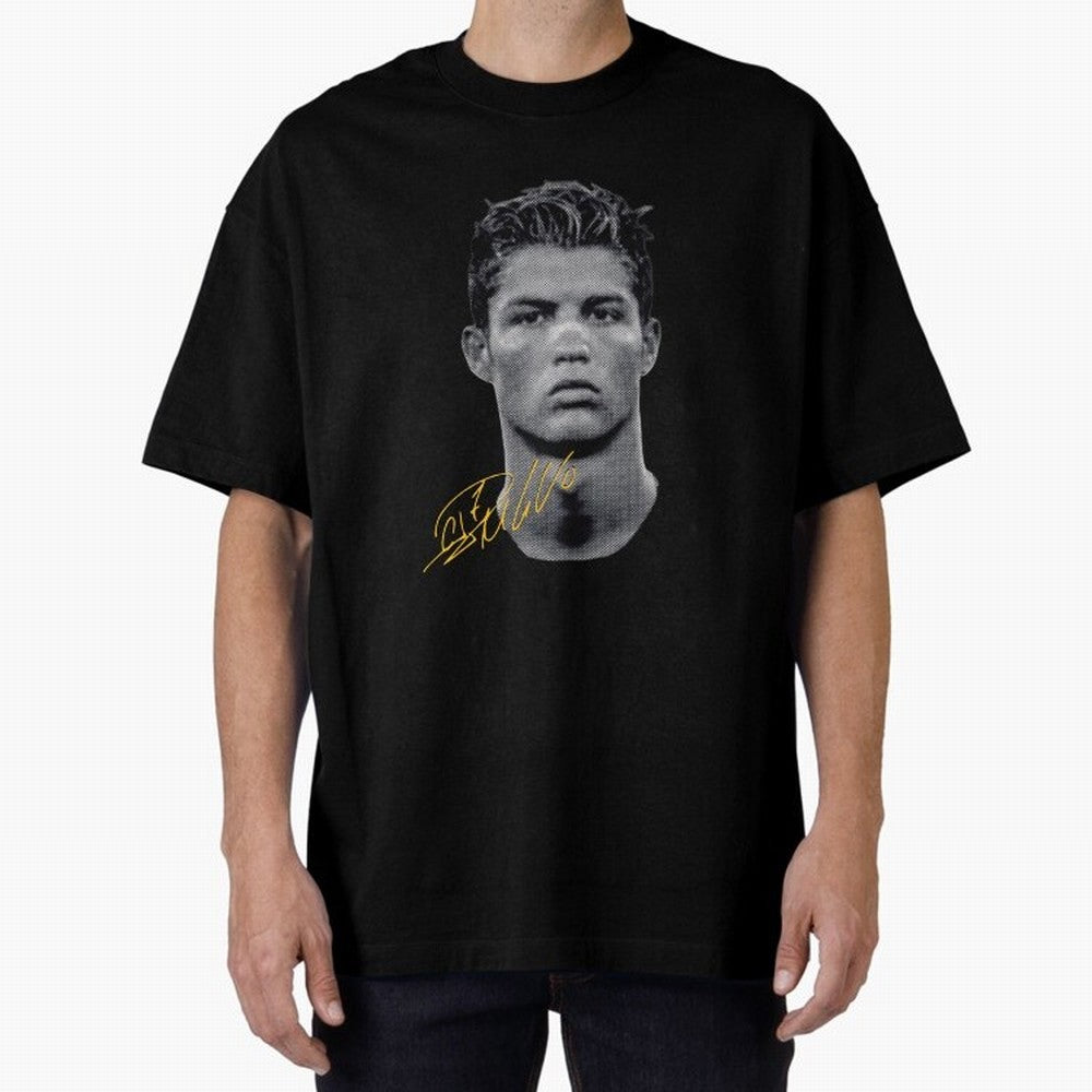 Vintage Cristiano Ronaldo Oversized T-Shirt Get Ready for Global Football Passion for FIFA World Cup 2026 USA Canada Mexico, Driven by Messi, Neymar and Mbappe, England, France and Netherlands, Match Day Excitement, Supporter Culture, Golden Goals