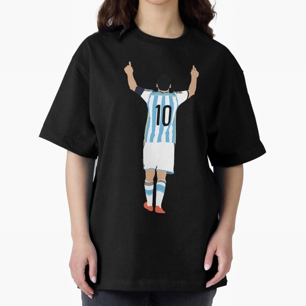 Lionel Messi, #m30 Oversized T-Shirt Join the Global Buzz around Global Football Passion for FIFA World Cup 2026 Group Stage, Celebrating Messi, Neymar and Mbappe, England and Germany, Stadium Chants, National Pride, Trophy Dreams and Unforgettable