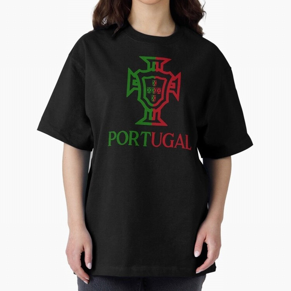 Portugal Tuga Oversized T-Shirt Bring Stadium Energy to Global Football Passion for FIFA World Cup 2026, Celebrating CR7 and Messi, Spain and Netherlands, Champion Mindset, Group Stage Buzz, Knockout Tension and Passionate Fan Culture; Great for