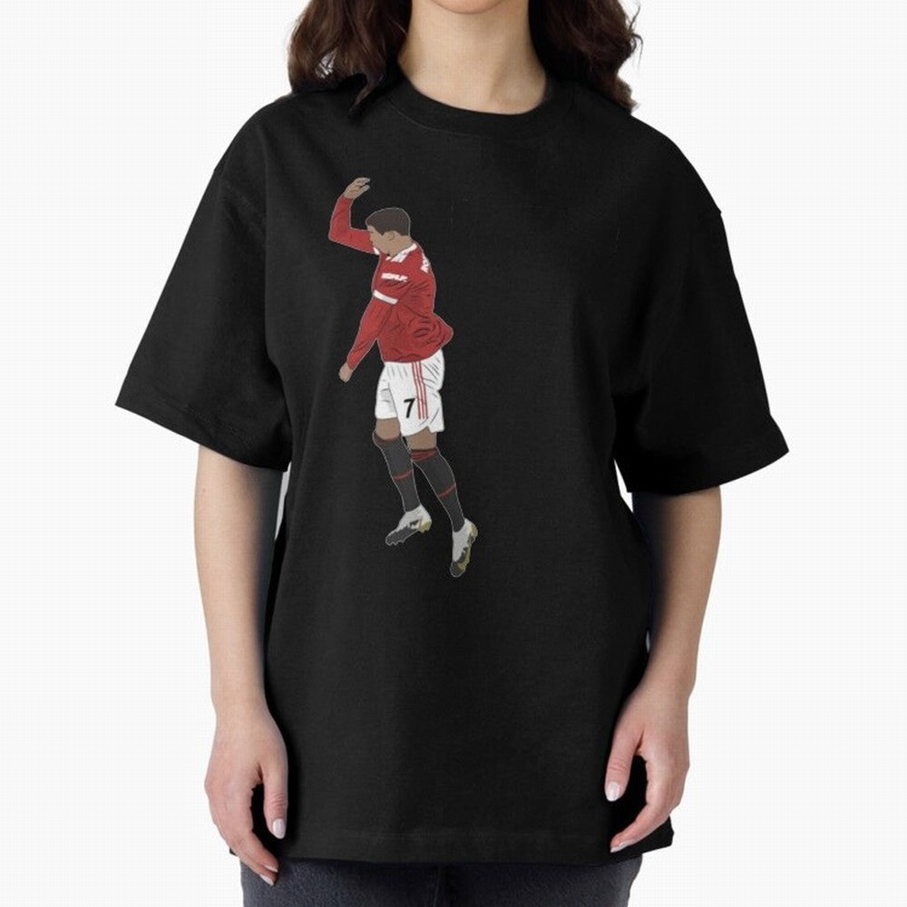 cristiano ronaldo siuuu Oversized T-Shirt Bring a Vintage Feel to Global Football Passion for FIFA World Cup 2026 Group Stage, Centered on Mbappe and Neymar, Spain, Football Festival Excitement, Trophy Ambitions, Country Rivalries and Star Player