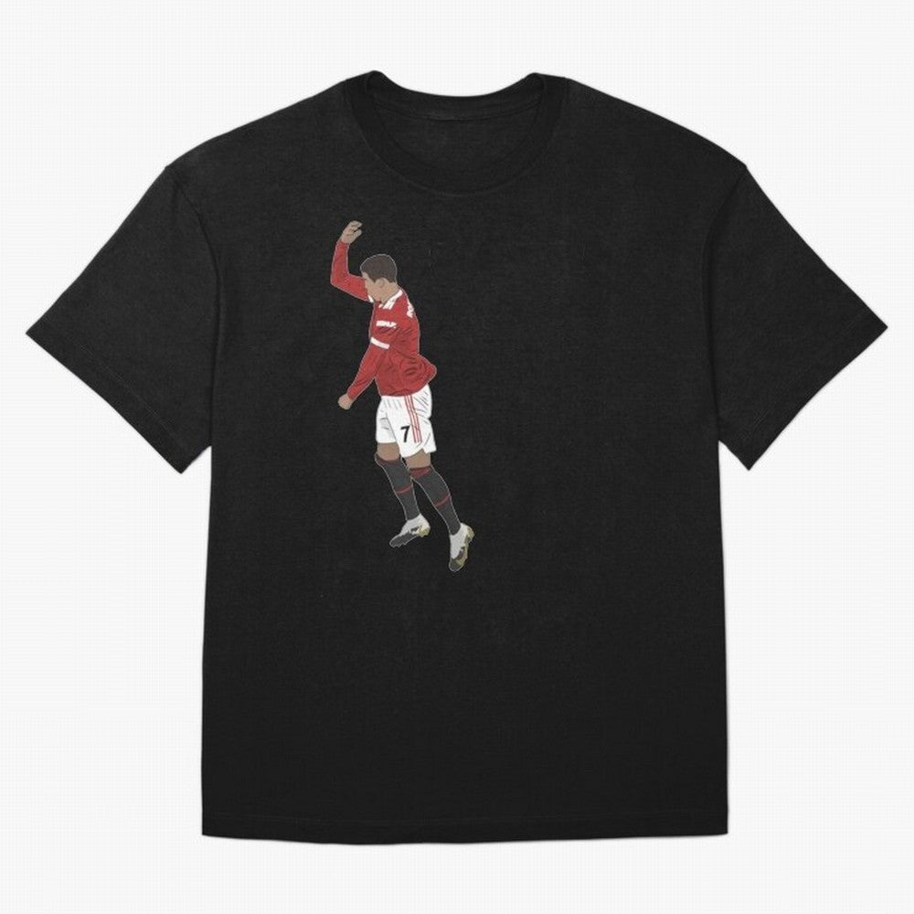 cristiano ronaldo siuuu Oversized T-Shirt Bring a Vintage Feel to Global Football Passion for FIFA World Cup 2026 Group Stage, Centered on Mbappe and Neymar, Spain, Football Festival Excitement, Trophy Ambitions, Country Rivalries and Star Player