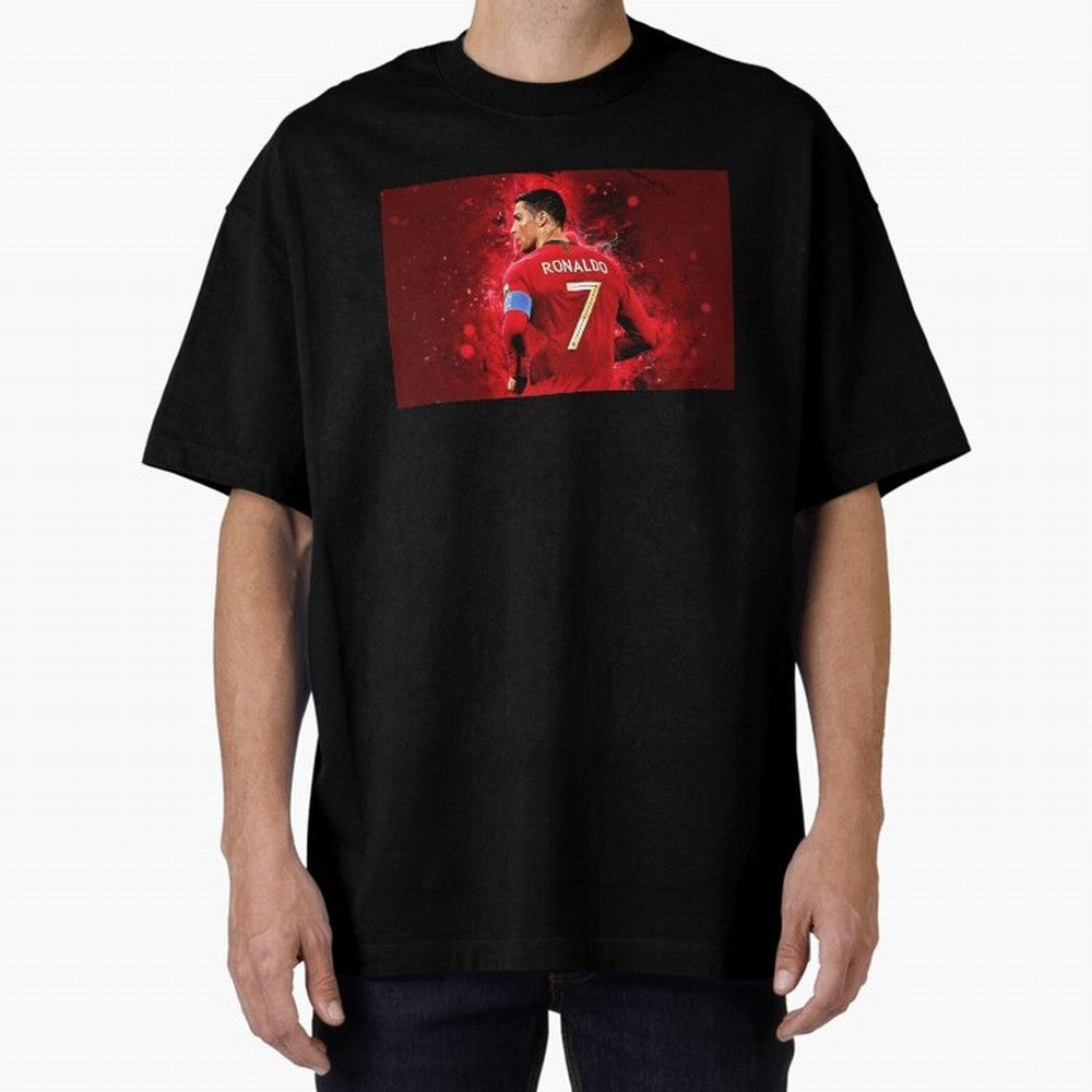 Cristiano Ronaldo Oversized T-Shirt Honor Global Football Passion for FIFA World Cup 2026, Filled with Cristiano Ronaldo, Haaland and CR7, Argentina, France and Brazil, Tournament Hype, Historic Matchups, Family Viewing Parties and Global Sports