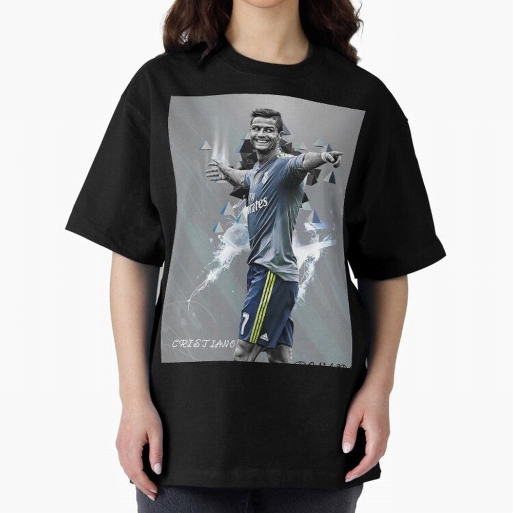 cristiano ronaldo Oversized T-Shirt Represent Fans Who Live for FIFA World Cup 2026 Group Stage Spirit, Featuring France, CR7 and Messi, Stadium Chants, National Pride, Trophy Dreams and Unforgettable Football Memories; Perfect for Fans,
