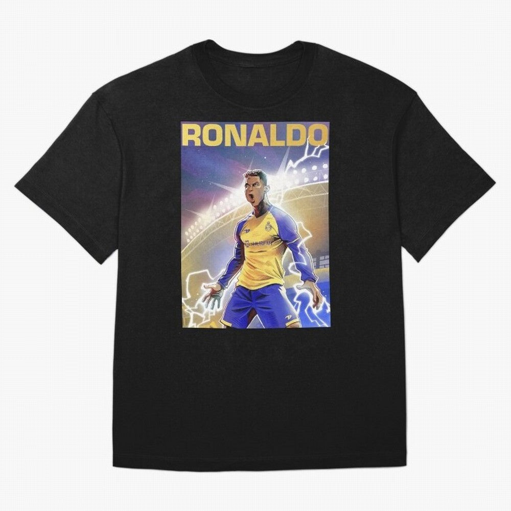 Ronaldo Al-Nassr Football Club - Oversized T-Shirt Show Passion for the Stars of Match Day Hype around FIFA World Cup 2026 Group Stage, Haaland, England and Germany, Stadium Memories, Football Loyalty, International Chants and Championship