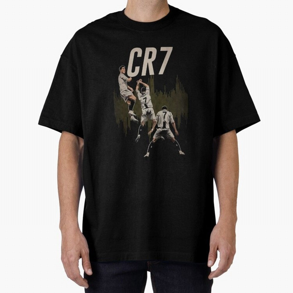 Cristiano Ronaldo Oversized T-Shirt Bring International Match Energy to FIFA World Cup 2026 Driven by Messi, CR7 and Mbappe, Argentina Energy, Goal Celebration Energy, Supporter Heritage, Football Icons and Worldwide Tournament Joy; Ideal for