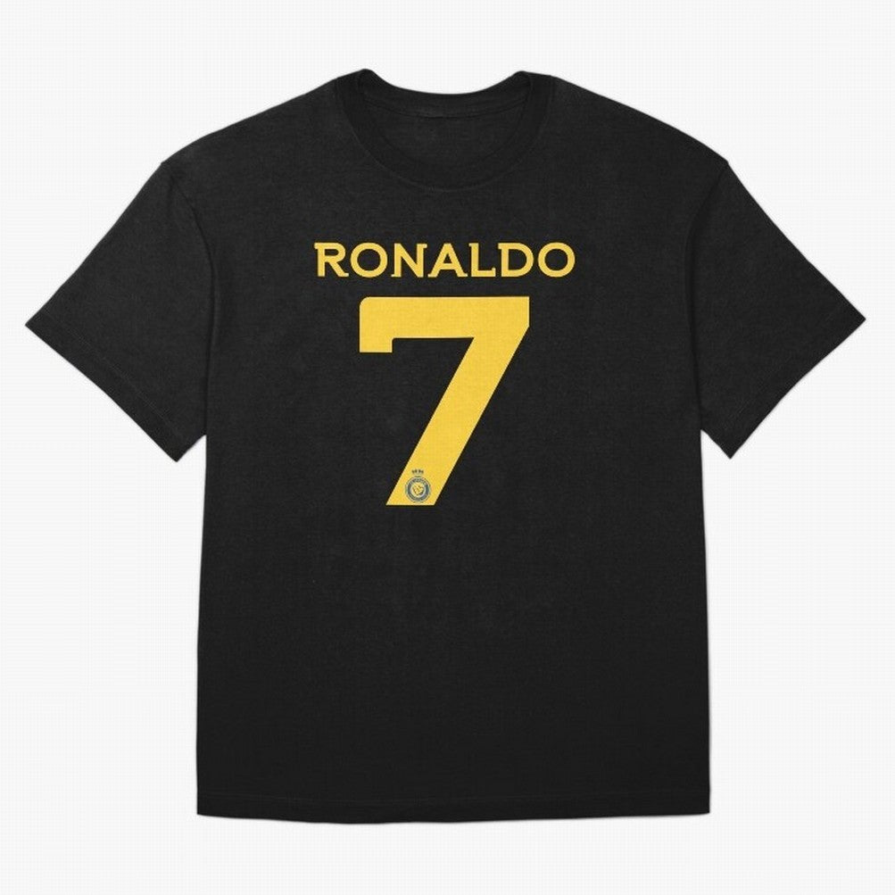 Ronaldo 7 Al-Nassr Football Club - Oversized T-Shirt Make Your Look Match Global Football Passion for FIFA World Cup 2026 USA Canada Mexico, Centered on Haaland and Mbappe, Netherlands, Fan Favorite Moments, National Team Passion, Big Match Drama