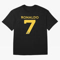 Ronaldo 7 Al-Nassr Football Club - Oversized T-Shirt Make Your Look Match Global Football Passion for FIFA World Cup 2026 USA Canada Mexico, Centered on Haaland and Mbappe, Netherlands, Fan Favorite Moments, National Team Passion, Big Match Drama