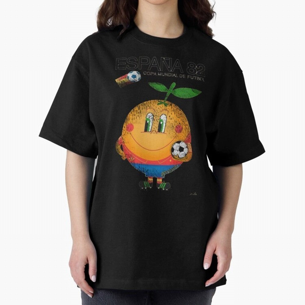 Espana 82 Oversized T-Shirt Celebrate Fan Favorites in Match Day Hype around FIFA World Cup 2026 Group Stage, Mbappe and Neymar, Spain and Netherlands, Fan Favorite Moments, National Team Passion, Big Match Drama and Soccer History; Made for