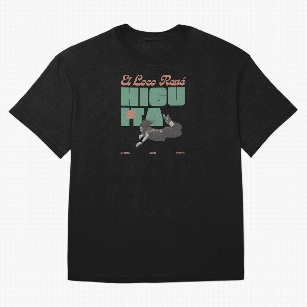 Rene Higuita Minimalist Oversized T-Shirt Celebrate Fan Favorites in Global Football Passion for FIFA World Cup 2026 Group Stage, Inspired by CR7 and Messi, England, Match Day Excitement, Supporter Culture, Golden Goals and Global Football Passion;