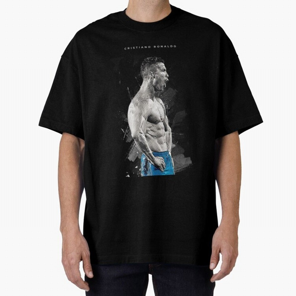 Cristiano Ronaldo Cristiano Ronaldo Oversized T-Shirt Honor Football Greatness during the FIFA World Cup 2026 Journey through CR7 Highlights, Germany Pride, Match Day Excitement, Supporter Culture, Golden Goals and Global Football Passion; Made for
