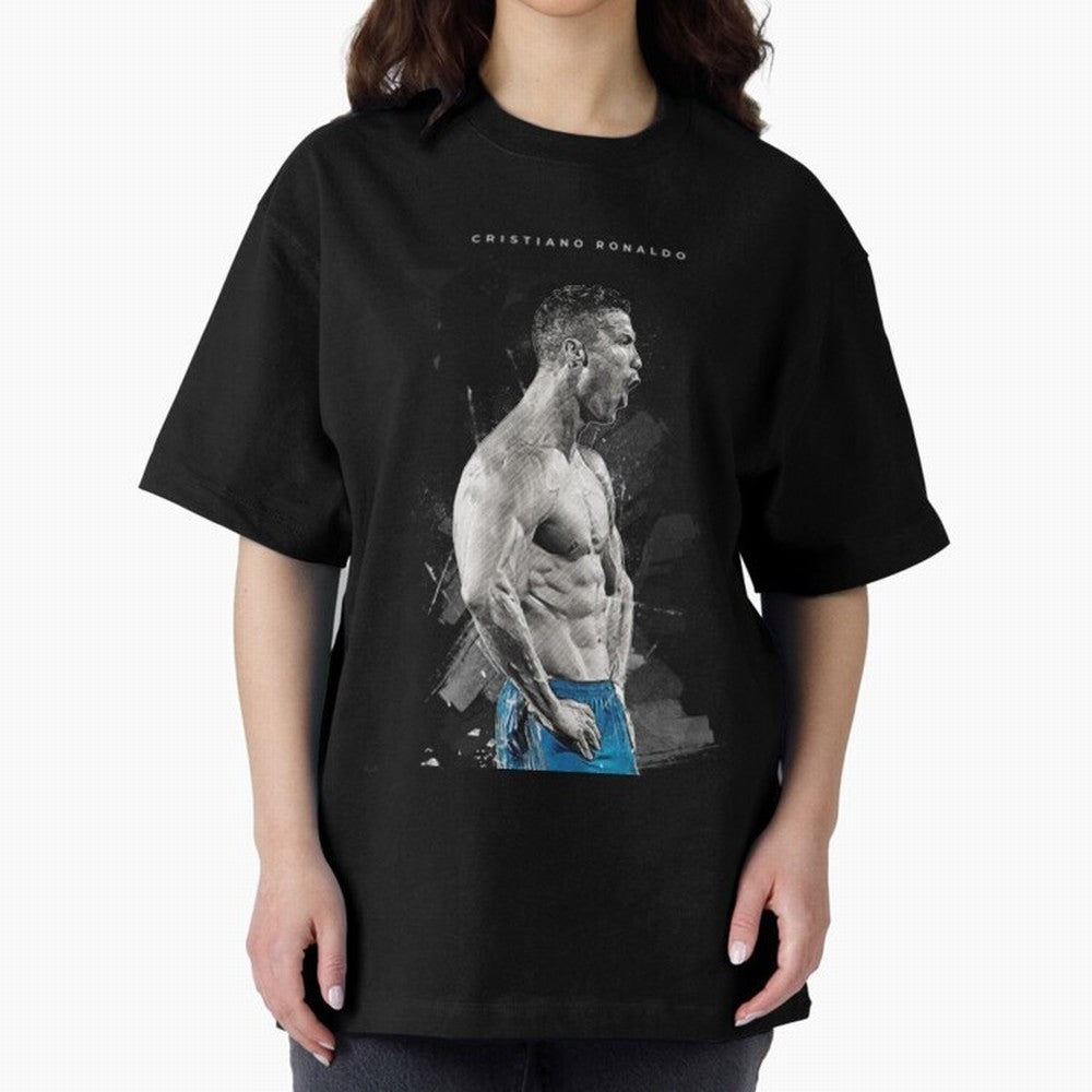 Cristiano Ronaldo Cristiano Ronaldo Oversized T-Shirt Honor Football Greatness during the FIFA World Cup 2026 Journey through CR7 Highlights, Germany Pride, Match Day Excitement, Supporter Culture, Golden Goals and Global Football Passion; Made for