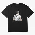 Cristiano ronaldo back Oversized T-Shirt Feel the Roar of FIFA World Cup 2026 USA Canada Mexico Centered on Mbappe, England, France and Netherlands Energy, Champion Mindset, Group Stage Buzz, Knockout Tension and Passionate Fan Culture; Made for