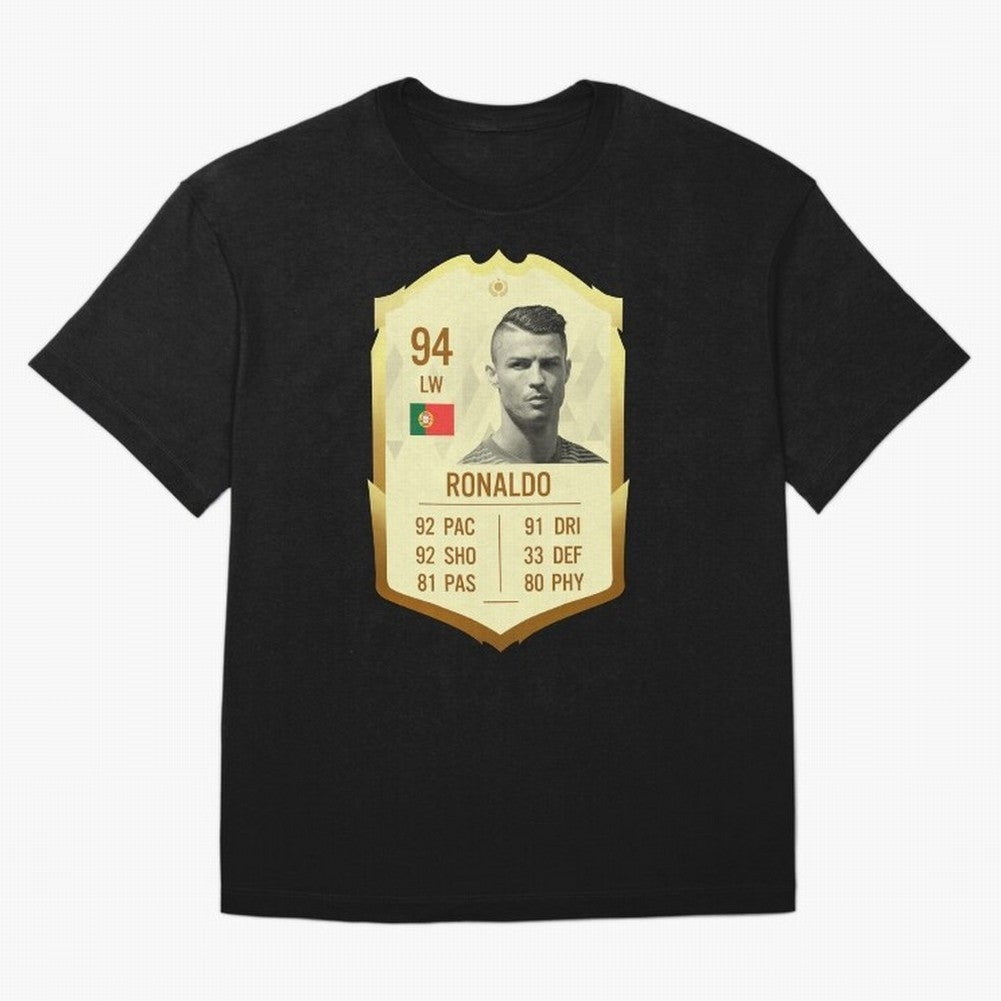 Cristiano Ronaldo Ultimate Card Oversized T-Shirt Honor Football Greatness during the FIFA World Cup 2026 Journey through CR7 Highlights, Germany Pride, Match Day Excitement, Supporter Culture, Golden Goals and Global Football Passion; Made for Die