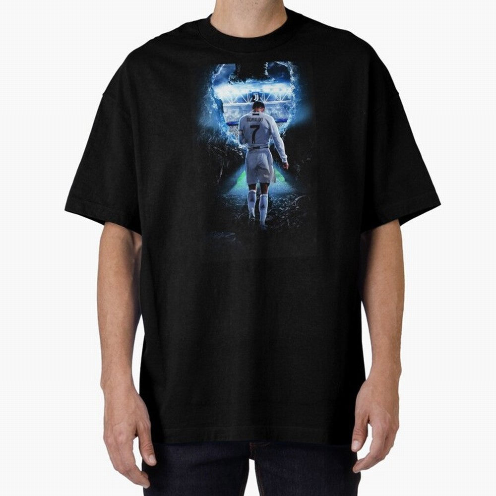Football player Oversized T-Shirt Turn Every Weekend Toward FIFA World Cup 2026 USA Canada Mexico for Fans of Cristiano Ronaldo, Haaland and CR7 and England, Bringing Game Day Rituals, Football Legends, Country Pride and the Road to the Final;