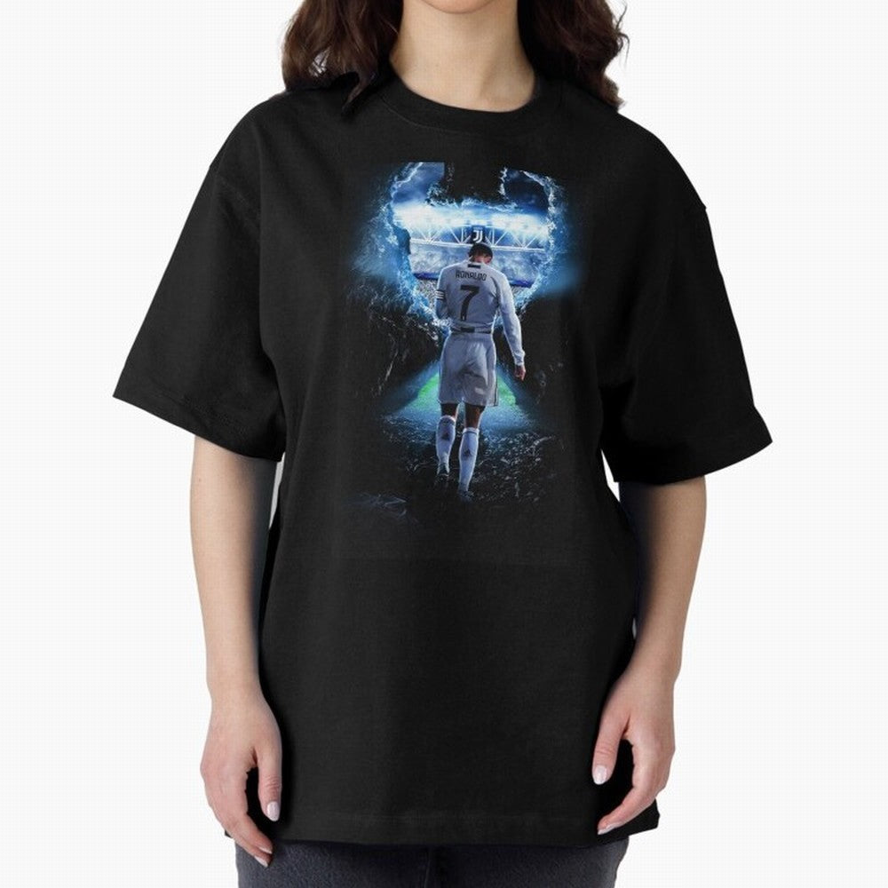 Football player Oversized T-Shirt Turn Every Weekend Toward FIFA World Cup 2026 USA Canada Mexico for Fans of Cristiano Ronaldo, Haaland and CR7 and England, Bringing Game Day Rituals, Football Legends, Country Pride and the Road to the Final;