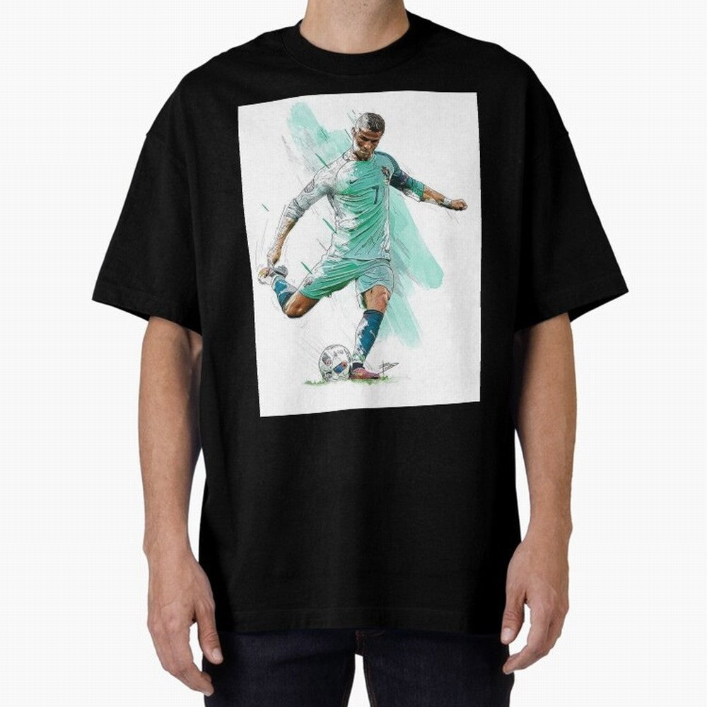 Cristiano ronaldo 7 Oversized T-Shirt Honor Champions and Dreams in FIFA World Cup 2026 USA Canada Mexico Built around Mbappe and Neymar, Germany Energy, Vintage Soccer Flavor, Modern Football Stars, National Flags and Final Night Emotion; Great