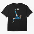 CRISTIANO RONALDO BICYCLE KICK Classic Oversized T-Shirt Remember Match Day Hype around FIFA World Cup 2026, Mbappe and Neymar, France and Portugal, Tournament Hype, Historic Matchups, Family Viewing Parties and Global Sports Pride; Perfect for