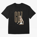 Best Seller - CR7 - Cristiano Ronaldo Merchandise Oversized T-Shirt Elevate Global Football Passion for FIFA World Cup 2026 Group Stage, Capturing Messi, CR7 and Mbappe, England, Championship Spirit, Famous Goals, Roaring Crowds and International