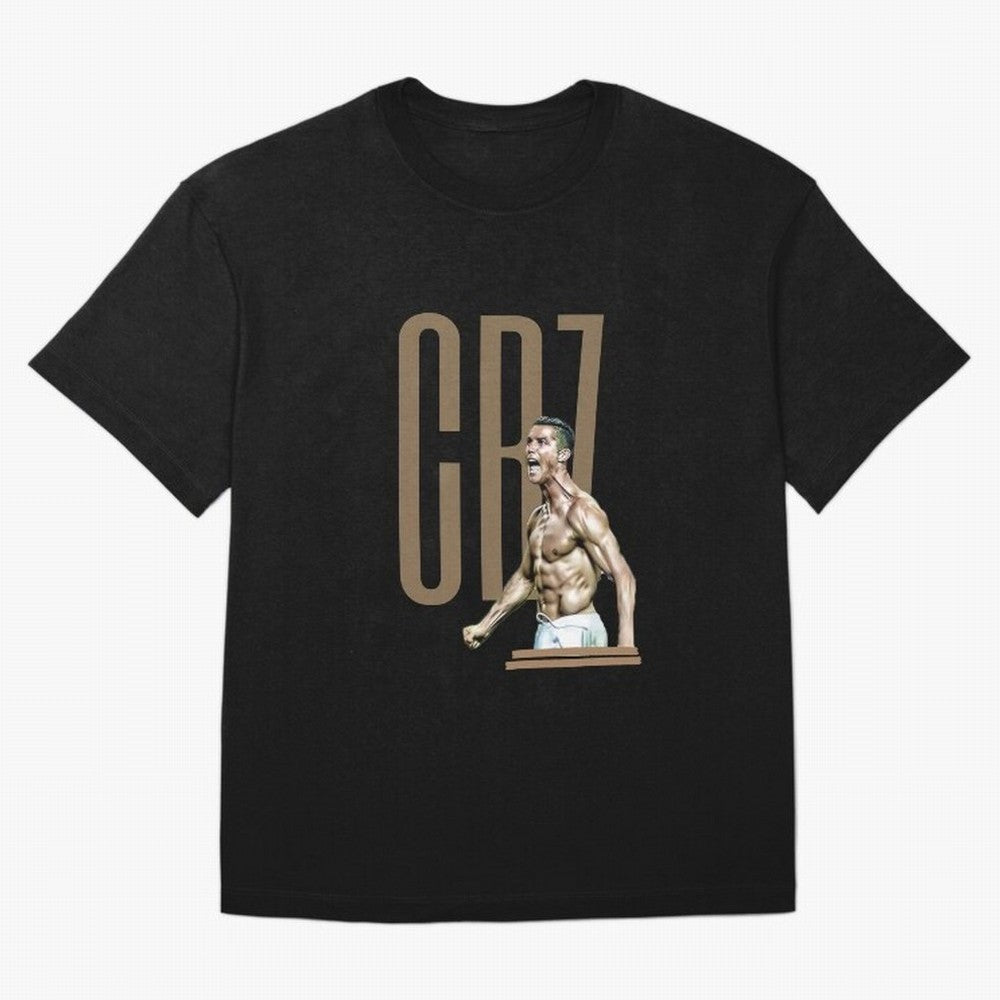 Best Seller - CR7 - Cristiano Ronaldo Merchandise Oversized T-Shirt Elevate Global Football Passion for FIFA World Cup 2026 Group Stage, Capturing Messi, CR7 and Mbappe, England, Championship Spirit, Famous Goals, Roaring Crowds and International