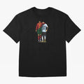 Messi Ronaldo Chit Chat Illustration Oversized T-Shirt Bring the FIFA World Cup 2026 Group Stage Journey through Mbappe Highlights, Spain Pride, Football Festival Excitement, Trophy Ambitions, Country Rivalries and Star Player Buzz; Created for