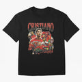 Retro Cristiano Ronaldo Oversized T-Shirt Carry the Colors and Pride of Global Football Passion for FIFA World Cup 2026 Group Stage, with Messi, Neymar and Mbappe, England and Germany, Classic Soccer Heritage, Championship Pressure, Fan Loyalty and