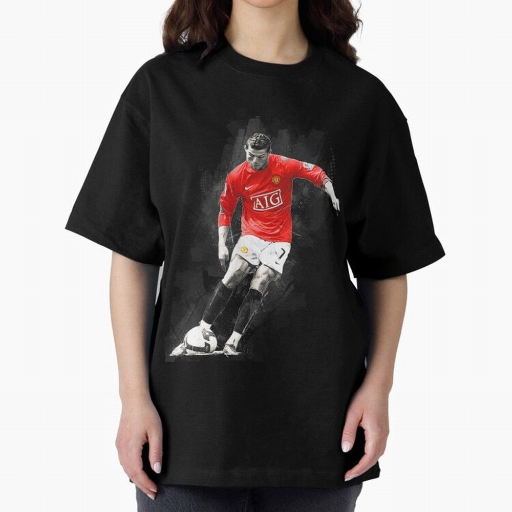 Cristiano Ronaldo Cristiano Ronaldo Oversized T-Shirt Cheer through Every Moment of FIFA World Cup 2026 USA Canada Mexico for Fans of Neymar, Haaland and Cristiano Ronaldo and Portugal, Bringing Supporter Pride, Iconic Celebrations, Legendary Names