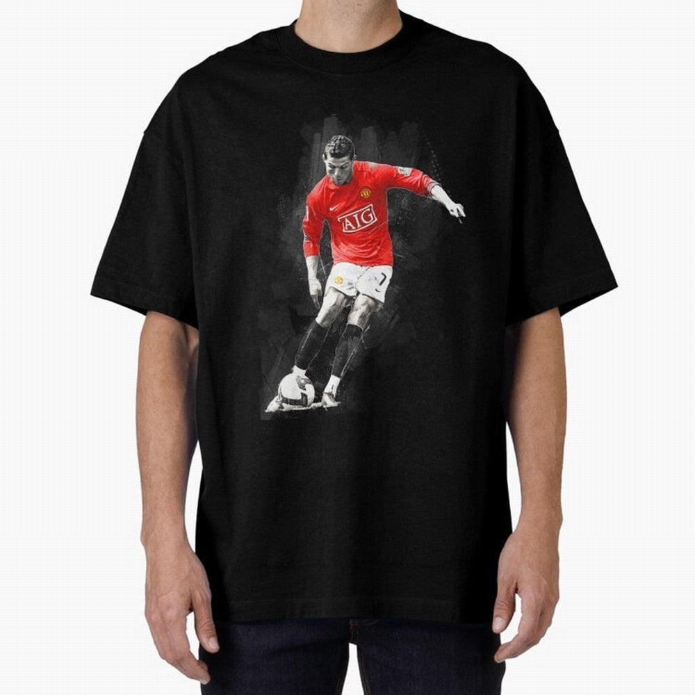 Cristiano Ronaldo Cristiano Ronaldo Oversized T-Shirt Cheer through Every Moment of FIFA World Cup 2026 USA Canada Mexico for Fans of Neymar, Haaland and Cristiano Ronaldo and Portugal, Bringing Supporter Pride, Iconic Celebrations, Legendary Names