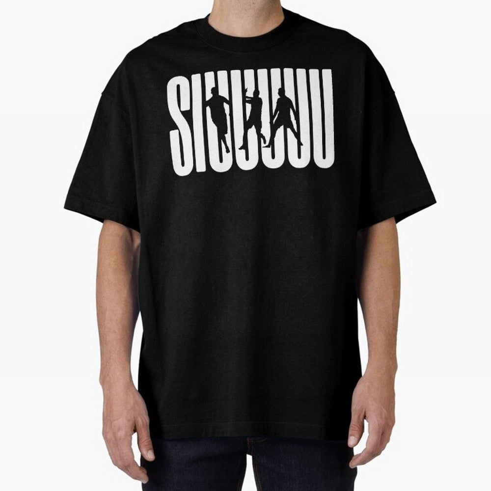 Siuuu Cristiano ronaldo CR7 funny Oversized T-Shirt Join Match Day Hype around FIFA World Cup 2026, Cristiano Ronaldo, Argentina, Football History, Final Match Energy, Crowd Noise and Once in a Lifetime Moments; Made for Die Hard Supporters, Soccer