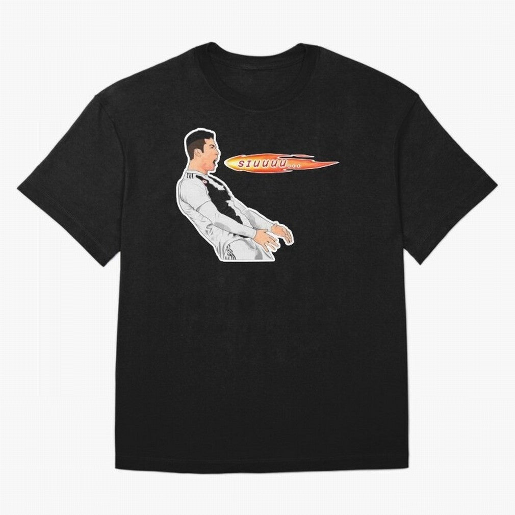 Siuuu Cristiano ronaldo funny Oversized T-Shirt Stand Out with Spirit from FIFA World Cup 2026 Group Stage Capturing Messi, Portugal, Spain and Germany Energy, Vintage Soccer Flavor, Modern Football Stars, National Flags and Final Night Emotion;