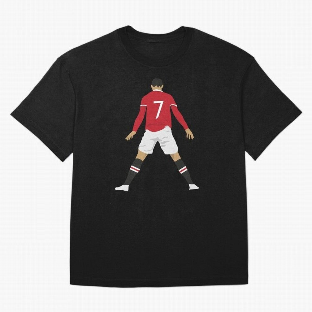 CR7 Man U | SIIIIIUUUUUUU (Celebration) Oversized T-Shirt Feel the Roar of Match Day Hype around FIFA World Cup 2026, Messi and Cristiano Ronaldo, Argentina and Brazil, Football History, Final Match Energy, Crowd Noise and Once in a Lifetime