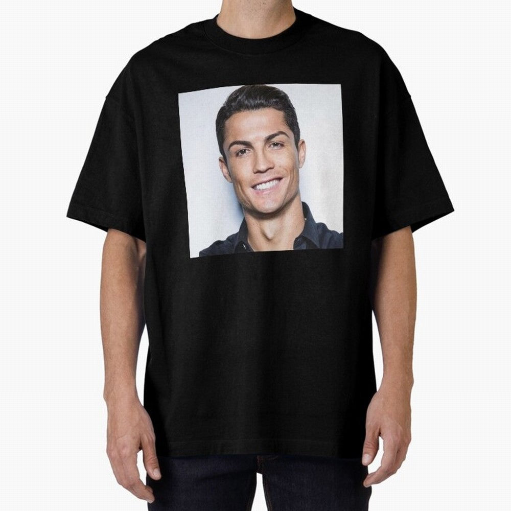 Cristiano Ronaldo Poster Oversized T-Shirt Enjoy Global Football Passion for FIFA World Cup 2026, Built around Neymar, Netherlands, Football Festival Excitement, Trophy Ambitions, Country Rivalries and Star Player Buzz; Perfect for Fans,