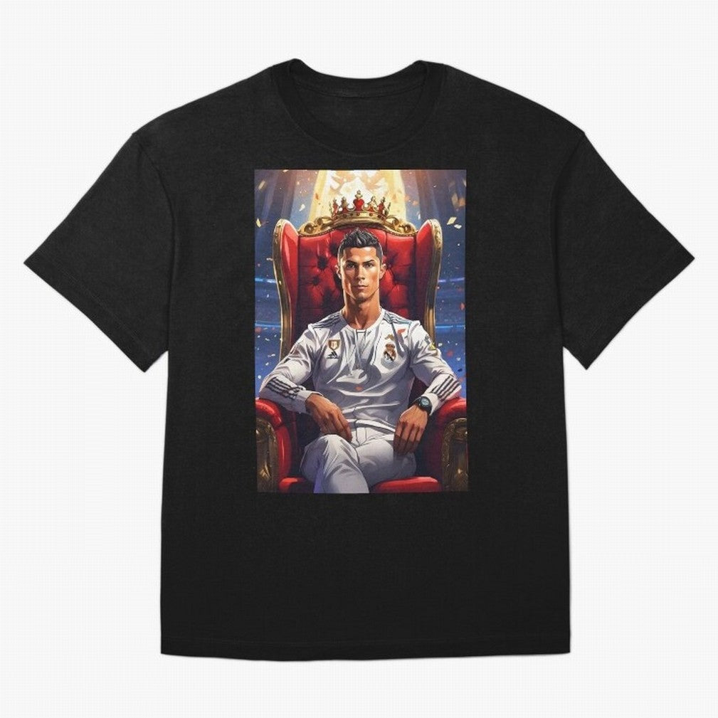 King Cristiano Ronaldo Oversized T-Shirt Carry the Dream of FIFA World Cup 2026 Group Stage Driven by CR7, Argentina, France and Brazil Energy, Game Day Rituals, Football Legends, Country Pride and the Road to the Final; Perfect for Supporters Who