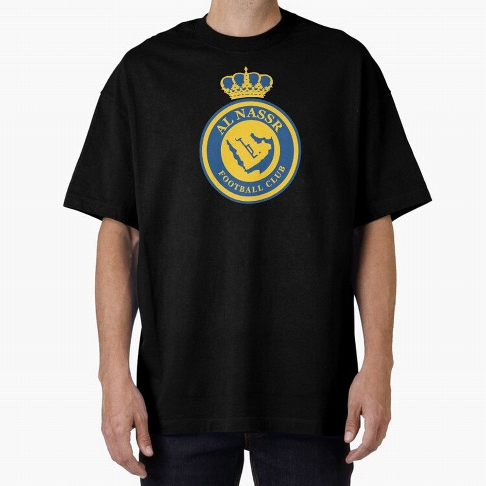 Al-Nassr Football Club - Oversized T-Shirt Upgrade Global Football Passion for FIFA World Cup 2026, Inspired by Cristiano Ronaldo, Haaland and CR7, Portugal, Game Day Rituals, Football Legends, Country Pride and the Road to the Final; Made for Die
