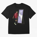 Cristiano Ronaldo Mirror GOAT Oversized T-Shirt Support the FIFA World Cup 2026 Journey through Haaland Highlights, Argentina, France and Brazil Pride, Championship Spirit, Famous Goals, Roaring Crowds and International Football Unity; Great for