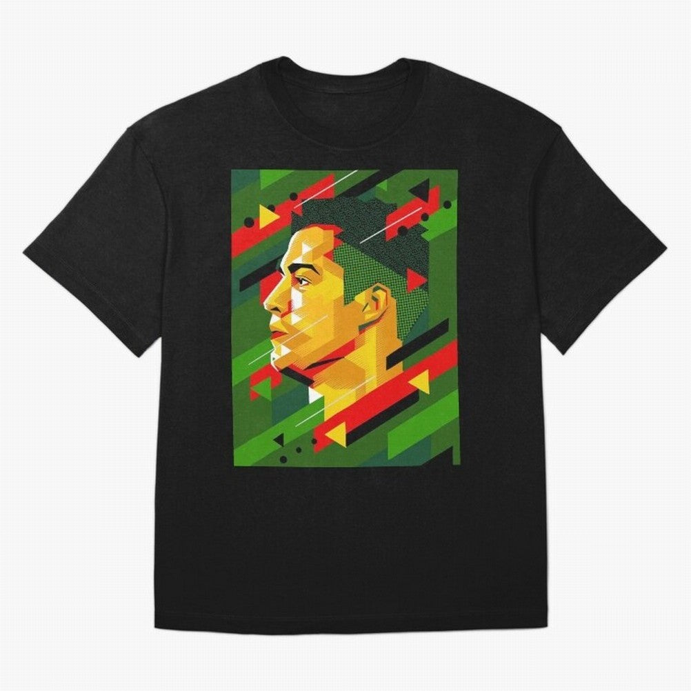 Cristiano Ronaldo Oversized T-Shirt Show Match Day Excitement for FIFA World Cup 2026 Featuring Messi, CR7 and Mbappe, Netherlands Energy, Tournament Hype, Historic Matchups, Family Viewing Parties and Global Sports Pride; Ideal for Fans Who Follow