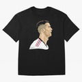 C Ronaldo - Iconic Oversized T-Shirt Celebrate Classic Football Spirit in Match Day Hype around FIFA World Cup 2026 Group Stage, CR7, Spain and Netherlands, Football History, Final Match Energy, Crowd Noise and Once in a Lifetime Moments; Ideal for