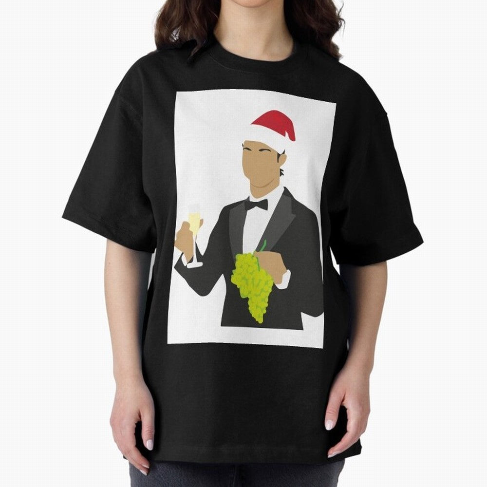 Cristiano Ronaldo enjoing Christmas iPhone Case & Cover| Cr7 gift Oversized T-Shirt Represent Football Lovers during FIFA World Cup 2026 for Fans of CR7 and Netherlands, Bringing Fan Favorite Moments, National Team Passion, Big Match Drama and