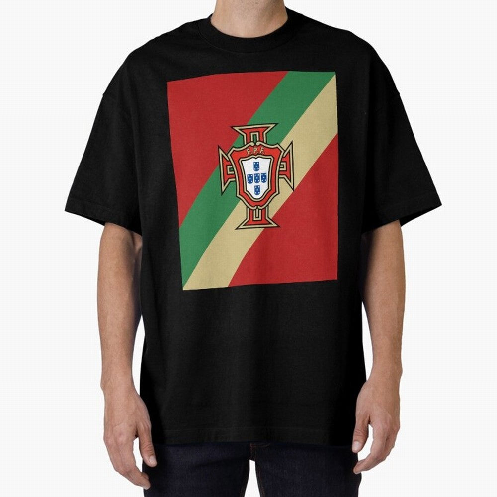 Portugal | 2026 World Cup Fan Apparel Oversized T-Shirt Build FIFA World Cup 2026 Connected to Cristiano Ronaldo, England, France and Netherlands Energy, Supporter Pride, Iconic Celebrations, Legendary Names and Global Match Day Energy; Built for