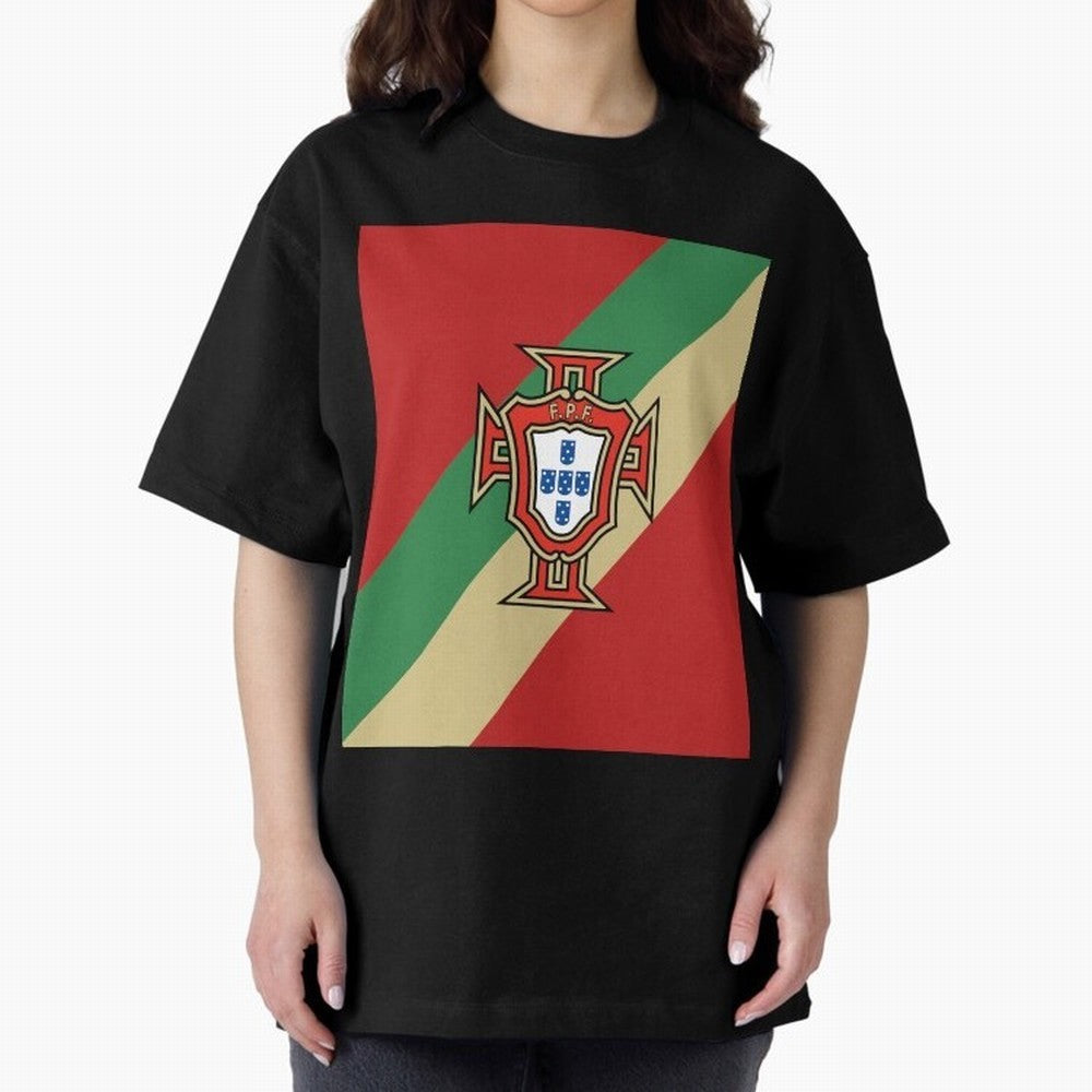 Portugal | 2026 World Cup Fan Apparel Oversized T-Shirt Build FIFA World Cup 2026 Connected to Cristiano Ronaldo, England, France and Netherlands Energy, Supporter Pride, Iconic Celebrations, Legendary Names and Global Match Day Energy; Built for