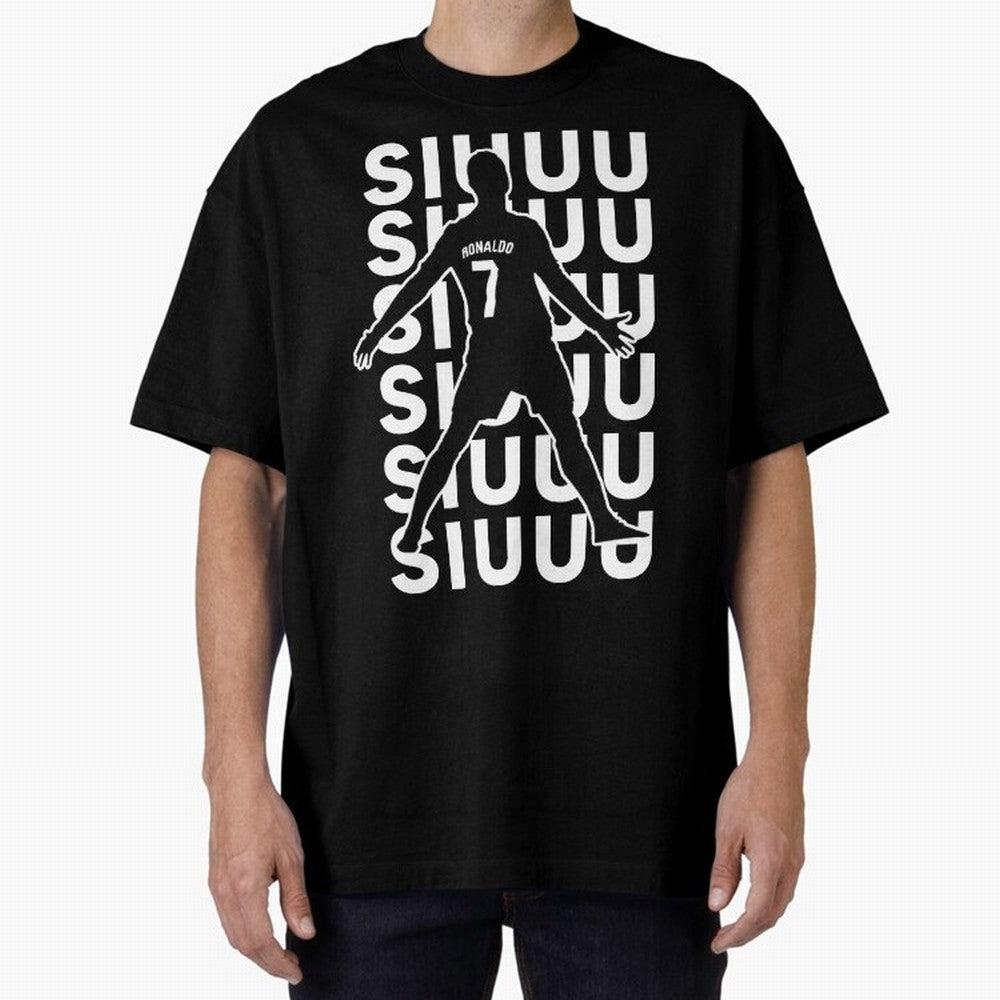 siuuu ronaldo Cristiano CR7 memes MUFC Oversized T-Shirt Relive the Noise and Pride of Global Football Passion for FIFA World Cup 2026 USA Canada Mexico, Filled with CR7, Brazil, Portugal and Argentina, Stadium Chants, National Pride, Trophy Dreams