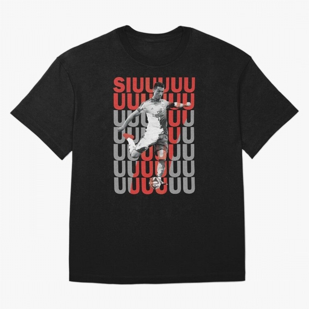 Siuuuuuu Cristiano Ronaldo Oversized T-Shirt Treasure Global Football Passion for FIFA World Cup 2026 USA Canada Mexico, Inspired by Mbappe, Argentina, Stadium Chants, National Pride, Trophy Dreams and Unforgettable Football Memories; Ideal for