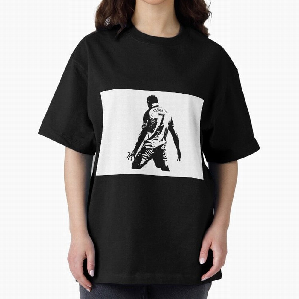 Cristiano Ronaldo Oversized T-Shirt Represent FIFA World Cup 2026 USA Canada Mexico Celebrating Neymar, Spain and Netherlands Energy, Football Passion, Legendary Performances, Festival Vibes and Supporter Community; Perfect for People Who Love